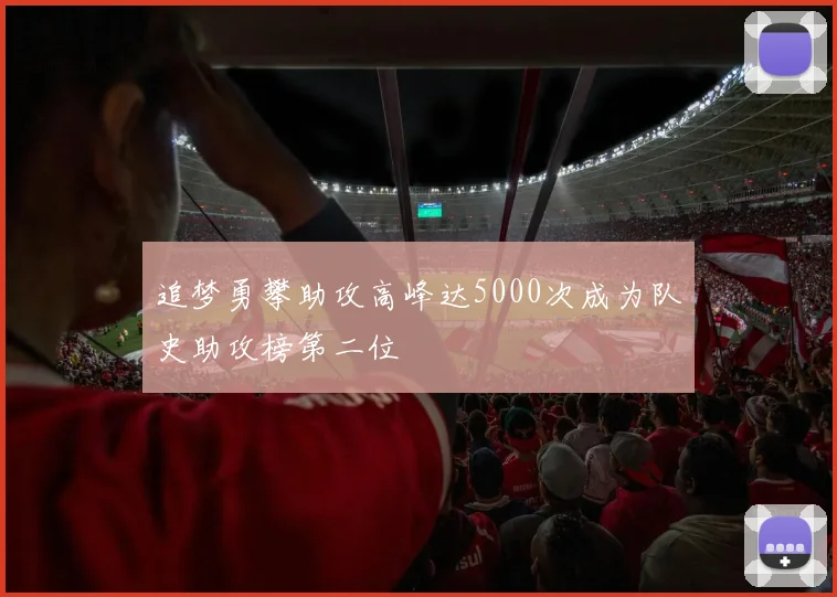 追梦勇攀助攻高峰达5000次成为队史助攻榜第二位